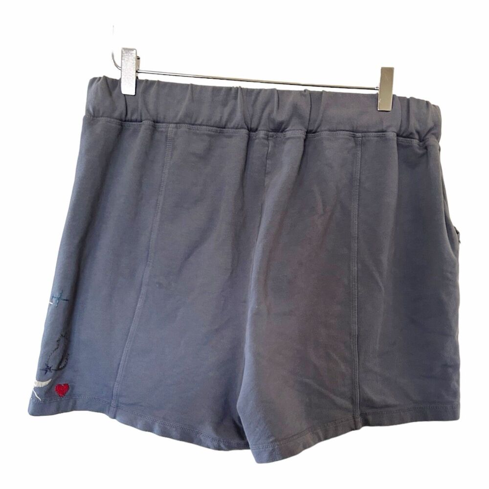 JW Angeles Johnny Was Kia Embroidered Shorts ‘Love’ Sz L Drawstring Waist - Picture 7 of 7